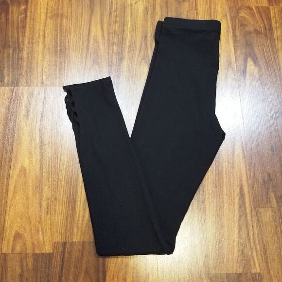 Girls' Old Navy Full Length Lattice Hem Leggings, Size XXL (18), EUC - Picture 1 of 8
